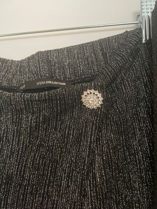 Conjunto brillo pantalón y camisa