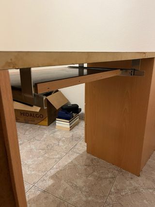 URGE!! Vendo Escritorio azul y madera con cajones