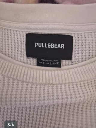 Jersey blanco tejido waffle