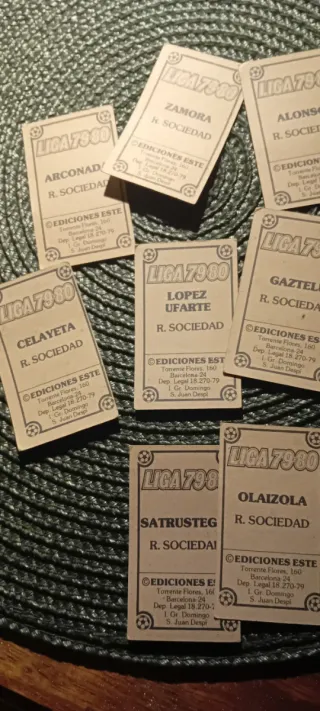 Cromos Real Sociedad 79/80