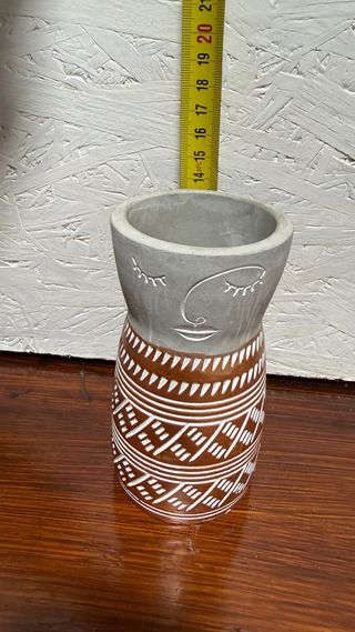 Vaso per Cactus Succulente in Cemento