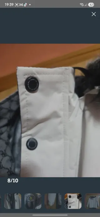 Parka Leduntino CF-1986 Talla L Beige