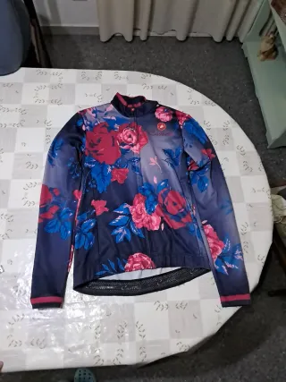 Maillot Castelli mujer S manga larga floral