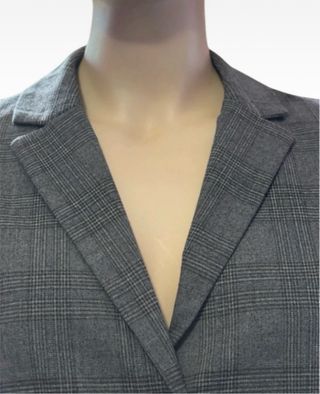 Completo Conbipel giacca e gonna grigio