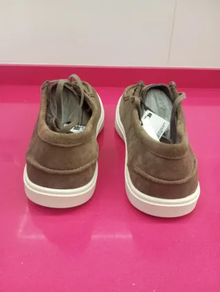 Zapatos Zara Hombre Marrones de piel