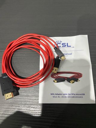 Cable CSL USB a HDMI MHL 2m