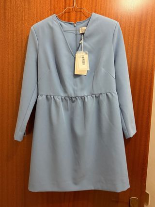 Mini abito azzurro taglia XS