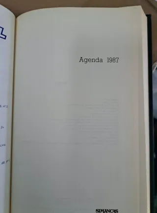Agenda Repsol 1987