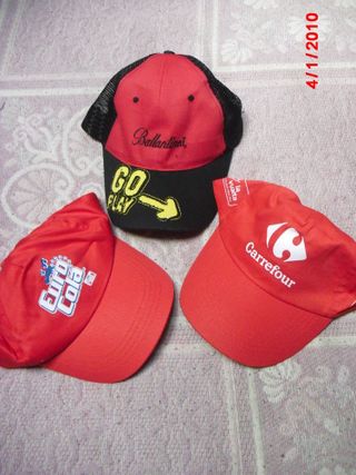 30 gorras x 4€ todas