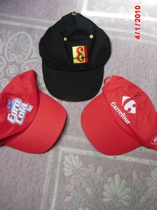 30 gorras x 4€ todas