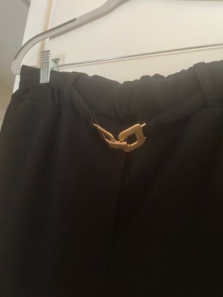 Conjunto Encuentro Pantalón Negro y Top Animal Pri