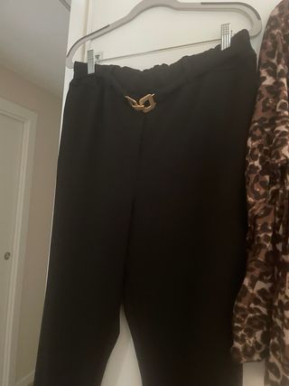 Conjunto Encuentro Pantalón Negro y Top Animal Pri