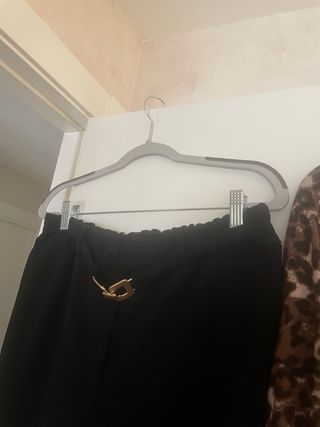 Conjunto Encuentro Pantalón Negro y Top Animal Pri