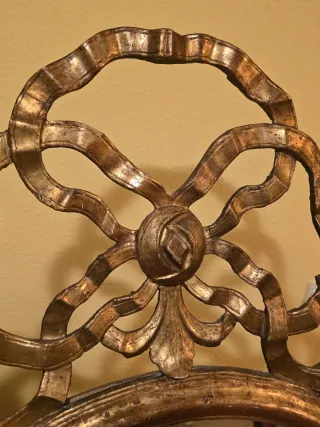 Espejo Barroco Antiguo Madera Dorado