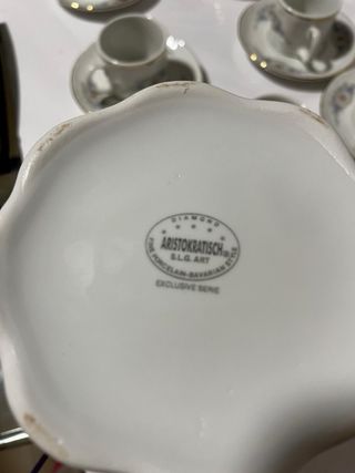 Juego de café porcelana Aristokratisch