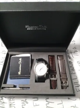 Reloj Massimo Dutti Caballero Caja y Correas,