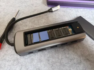 Hub USB-C 6 in 1 256GB 3 USB HDMI