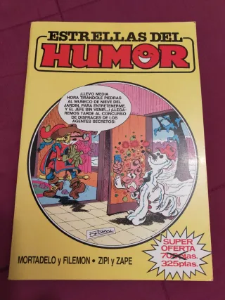 Lote Estrellas del humor números 4-7-14 Mortadelo