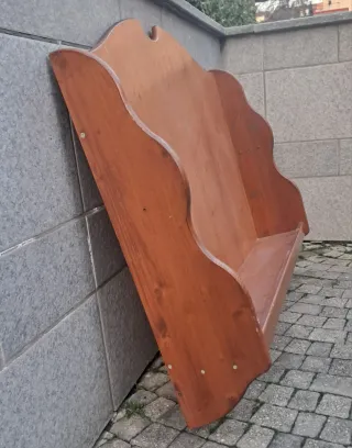 Grande mensola salvaspazio in legno