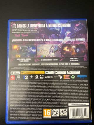 Tiny Tina's Wonderlands PS5 Next-Level Edition