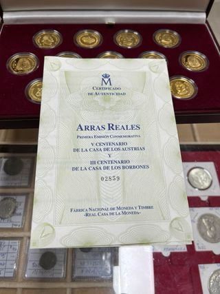 Arras Reales de Plata Baño Oro