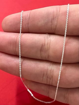 Fantástica Cadena Estilo Rolo 40cm 925 Plata