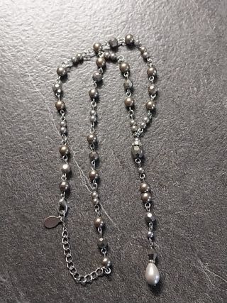 Collana con perlina a goccia