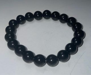Pulsera Obsidiana Natural 10mm