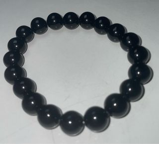 Pulsera Obsidiana Natural 10mm