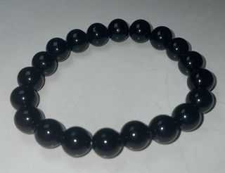 Pulsera Obsidiana Natural 10mm