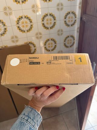 Cabecero NORDLI Blanco 140/160cm Ikea