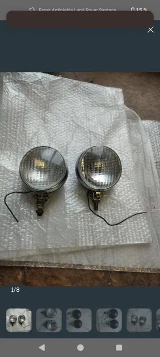 Faros Antiniebla Land Rover Santana