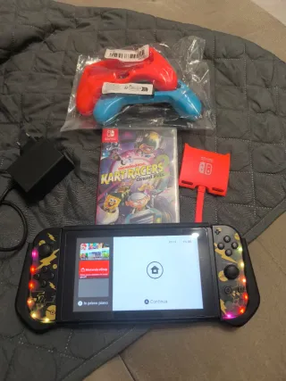 Nintendo Switch V2 Mariko - Giochi Inclusi