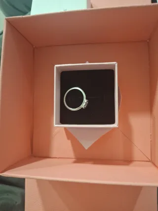 Anillo Pandora Corazón Plata