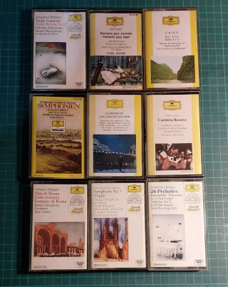 Lote 9 Cintas Cassette Música Clásica