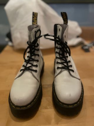 Botas Dr. Martens Plataforma Blancas