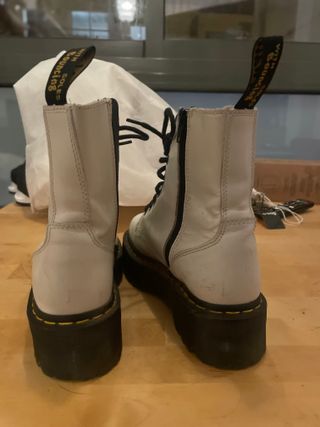 Botas Dr. Martens Plataforma Blancas