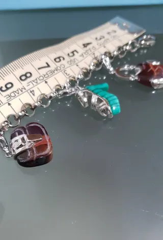 Pulsera Luxenter con charms de bolsos y zapatos