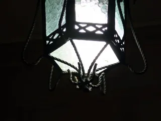 Lámpara Farol Hierro Forjado