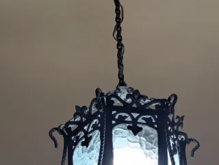 Lámpara Farol Hierro Forjado