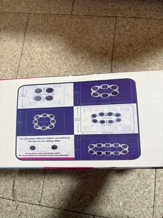 Vassoio girevole nero e bianco