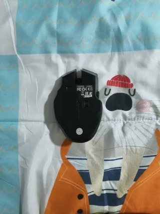 Ratón Gamer Inalámbrico Negro