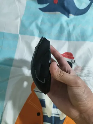 Ratón Gamer Inalámbrico Negro