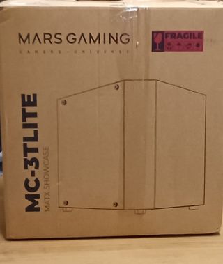 Mars Gaming MC-3TLITE Caja PC Negra RGB