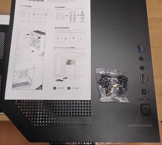 Mars Gaming MC-3TLITE Caja PC Negra RGB