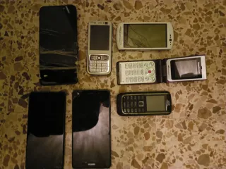 Lote 7, Móviles Huawei, Nokia, Sony Ericsson.
