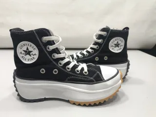 Converse plataforma negras talla 37