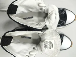 Converse plataforma negras talla 37