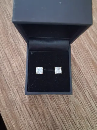 Pendientes Lotus Plata Cuadrados