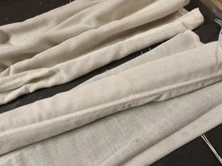 2 Cortinas blancas, enrollables